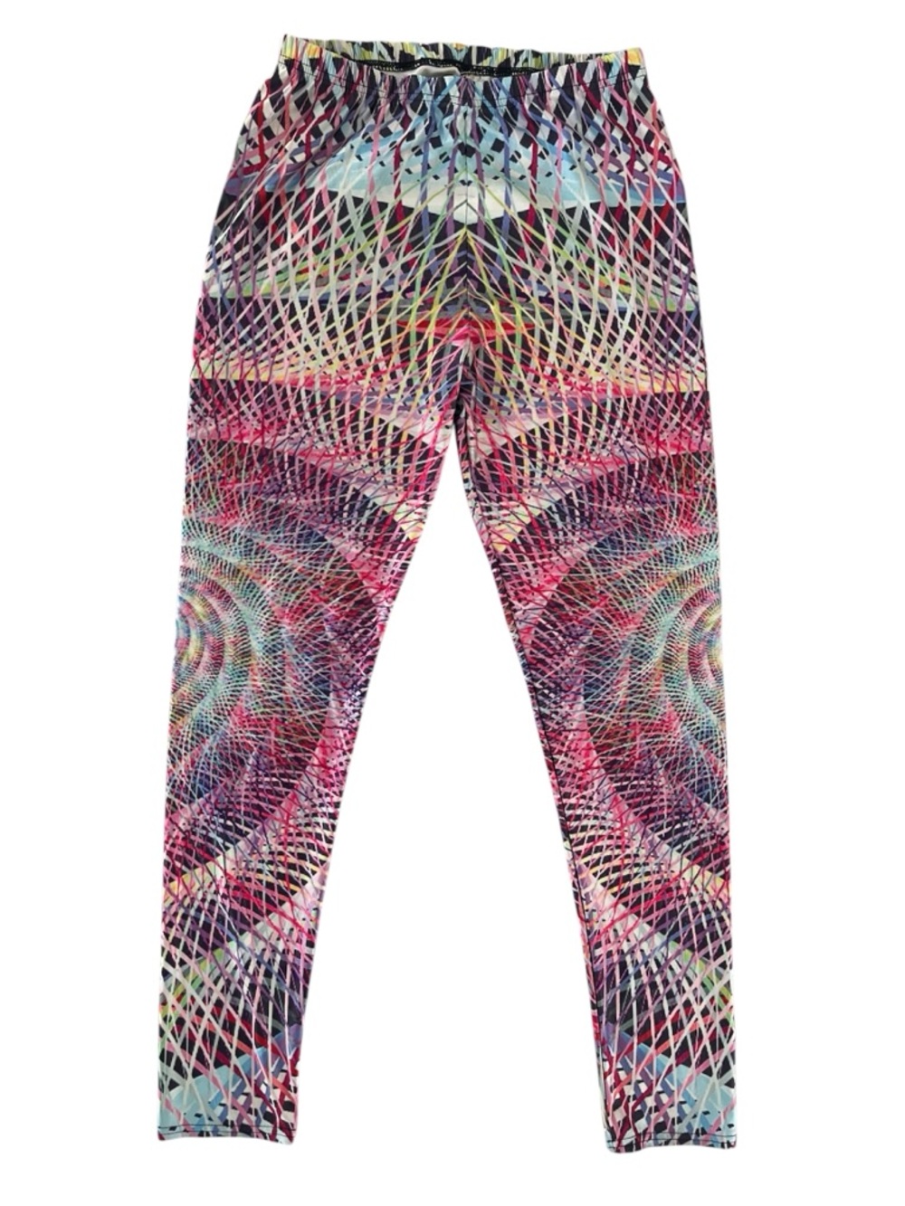 Lotus Leggings XL Kaleidoscope Geometric Psychedelic Trippy Rave Festival Pants